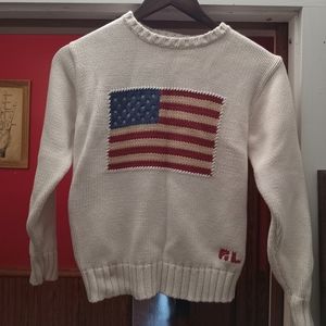 RL polo sweater small